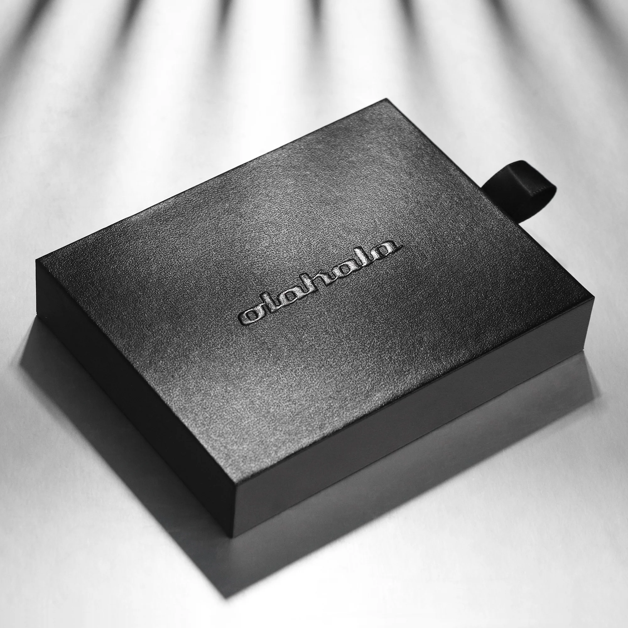 HOT Luxury Gift Box Packaging Handle Folding Custom Logo Hard Rigid Cardboard Paper Black Drawer Boxes For Watch