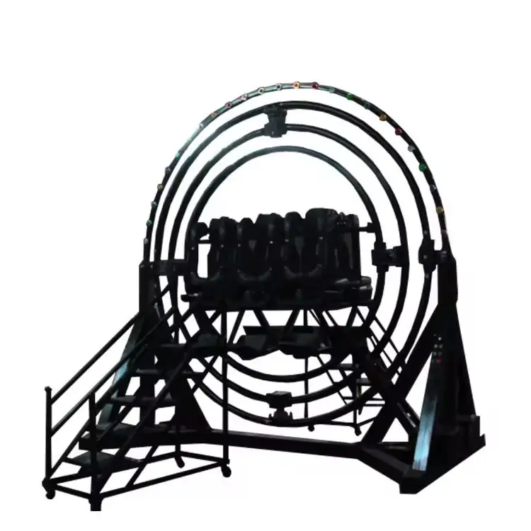 Fantasy human gyro rides Virtual reality simulated rides park for sale