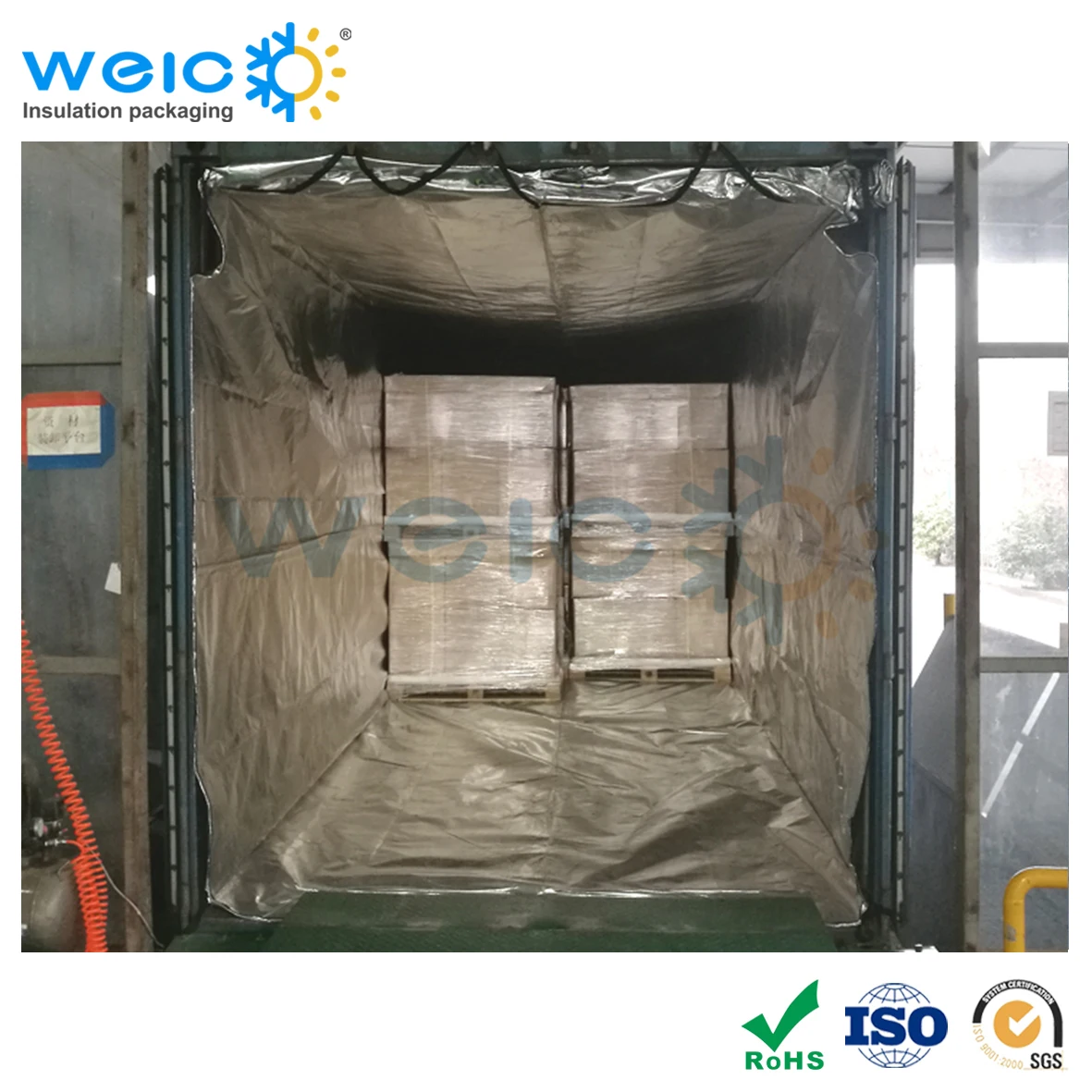 Reflective Foil 20FT 40FT Insulation Container Liner