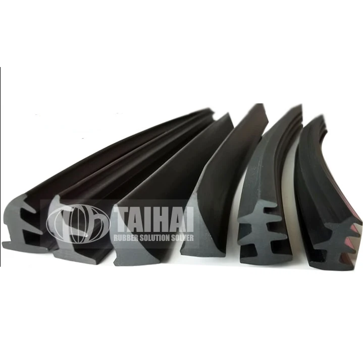 EPDM Elastomer car door t shaped rubber seal automobile door trim seal vulcanized rubber profiles car door window weatherstrip