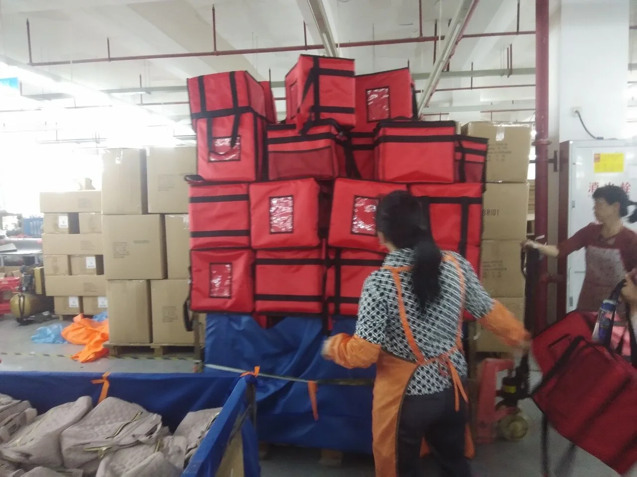 
high quality New Oxford Carry big Thermal Portable Luxury Thick Insulated Food Pizza Delivery Bags 