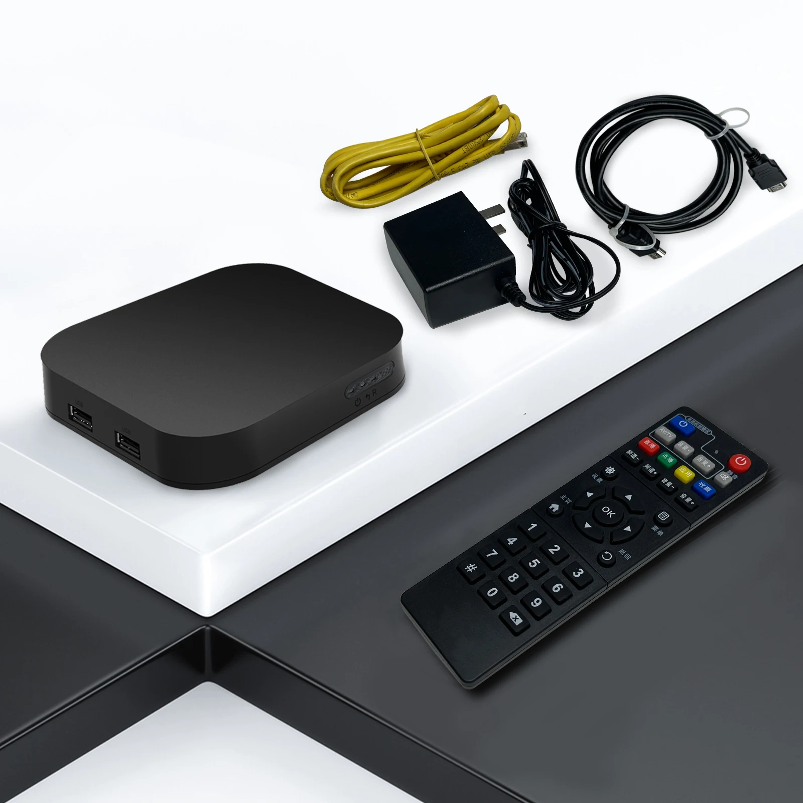 2024 Hot Sale Android tv box Atv 4k Smart tv box Dual Wifi Android 10 Customized Ott Android tv box