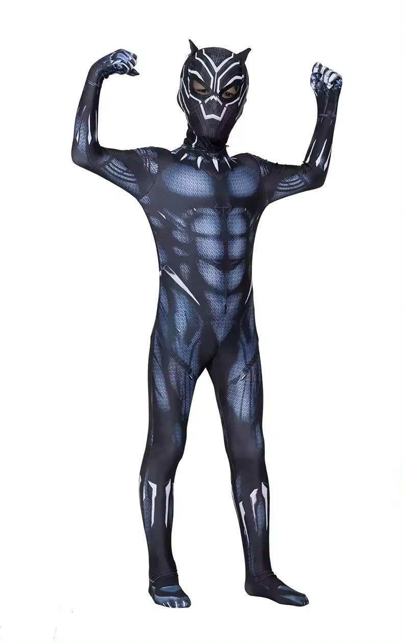 Wholesale Plus Size Movie Performance Tights Jumpsuits Cosplay Halloween Costume for Panther