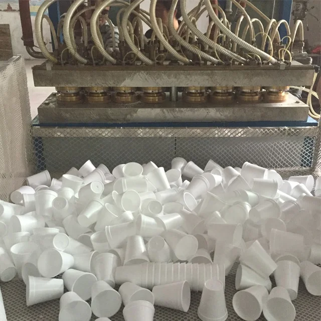 EPS foam styrofoam polystyrene coffee/tea cups plates tray making machine eps cup manufacturing machine
