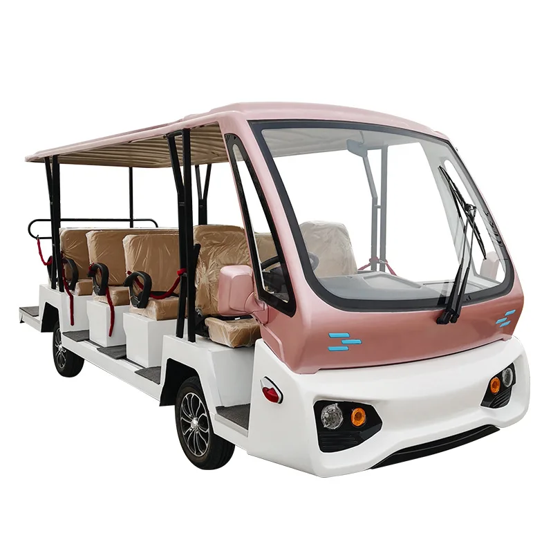 Sightseeing electric car with 11 passengers mini bus/car CE approved