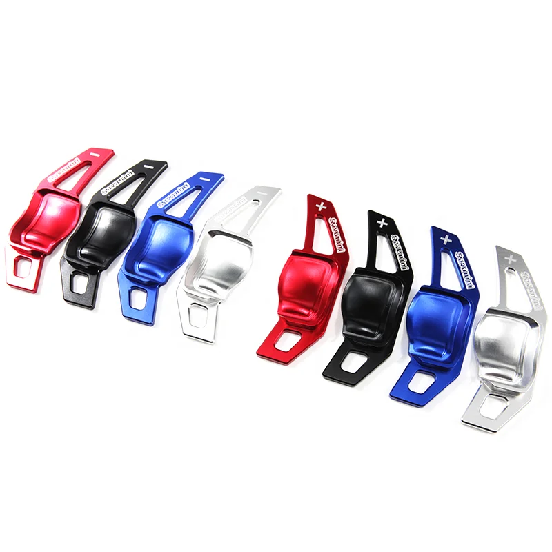 Savanini Aluminum Steering Wheel Shift paddle Shifter Extension for Volkswagen Tiguan Golf GTI MK6 MK5 CC Seat Leon PQ35 PQ46