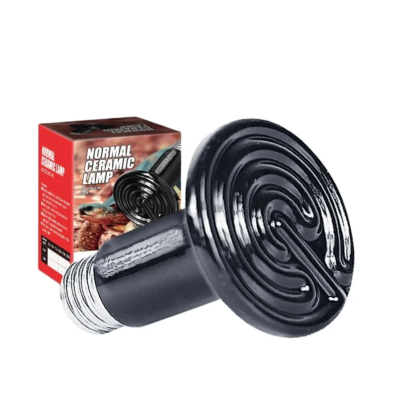 NOMOY PET wholesale high quality normal black ceramic reptile heat bulb heat emitter ND-01