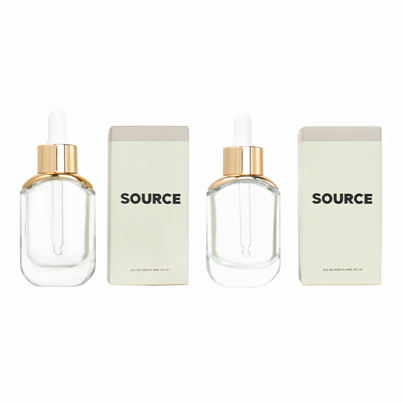 custom 15ml 30ml 50ml 100ml Cosmetic Packaging Glass Serum Bottles