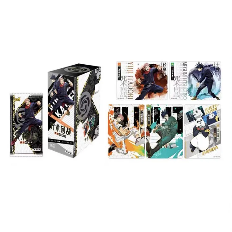 Japanese Anime Wholesale Game Cards Thickened SSR UR MR Jujutsu Kaisen JJK Anime Collection Cards