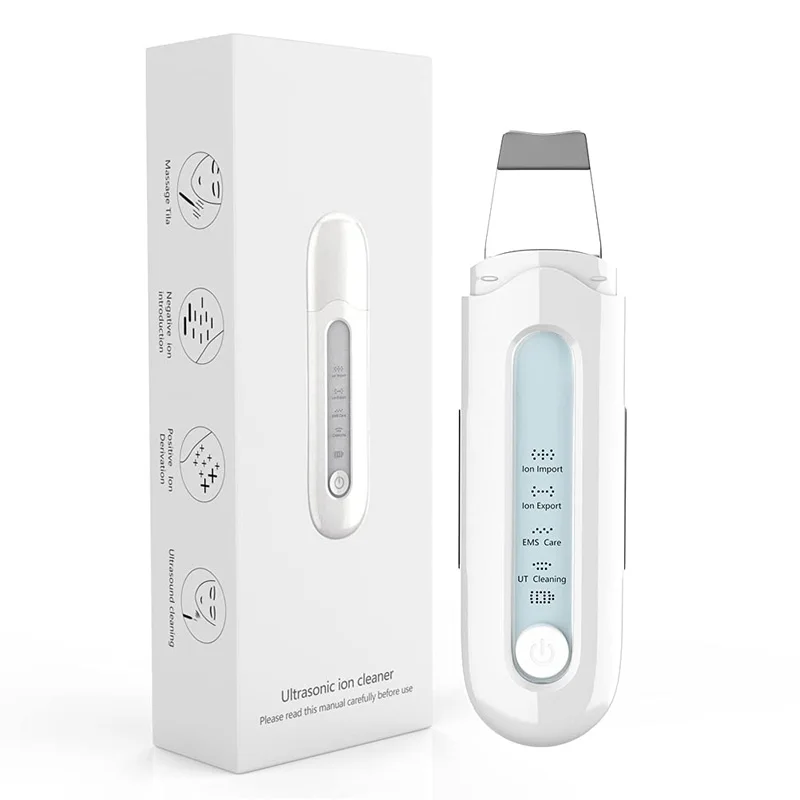  Wholesale Ultrasound Ion Deep Facial Cleansing Machine Remove Blackhead Wrinkle Pore Clean Face Ultrasonic Skin
