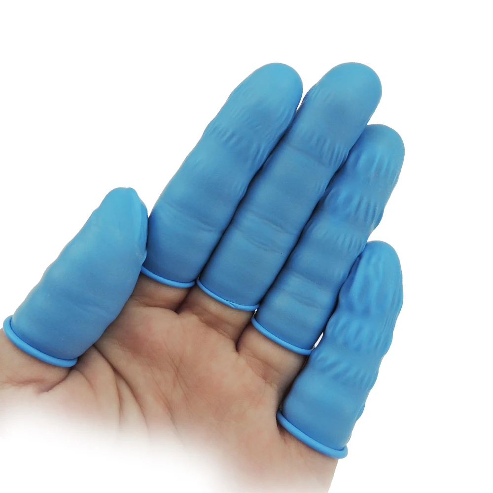 Hottest selling Clean room anti-allergic nitrile finger cot
