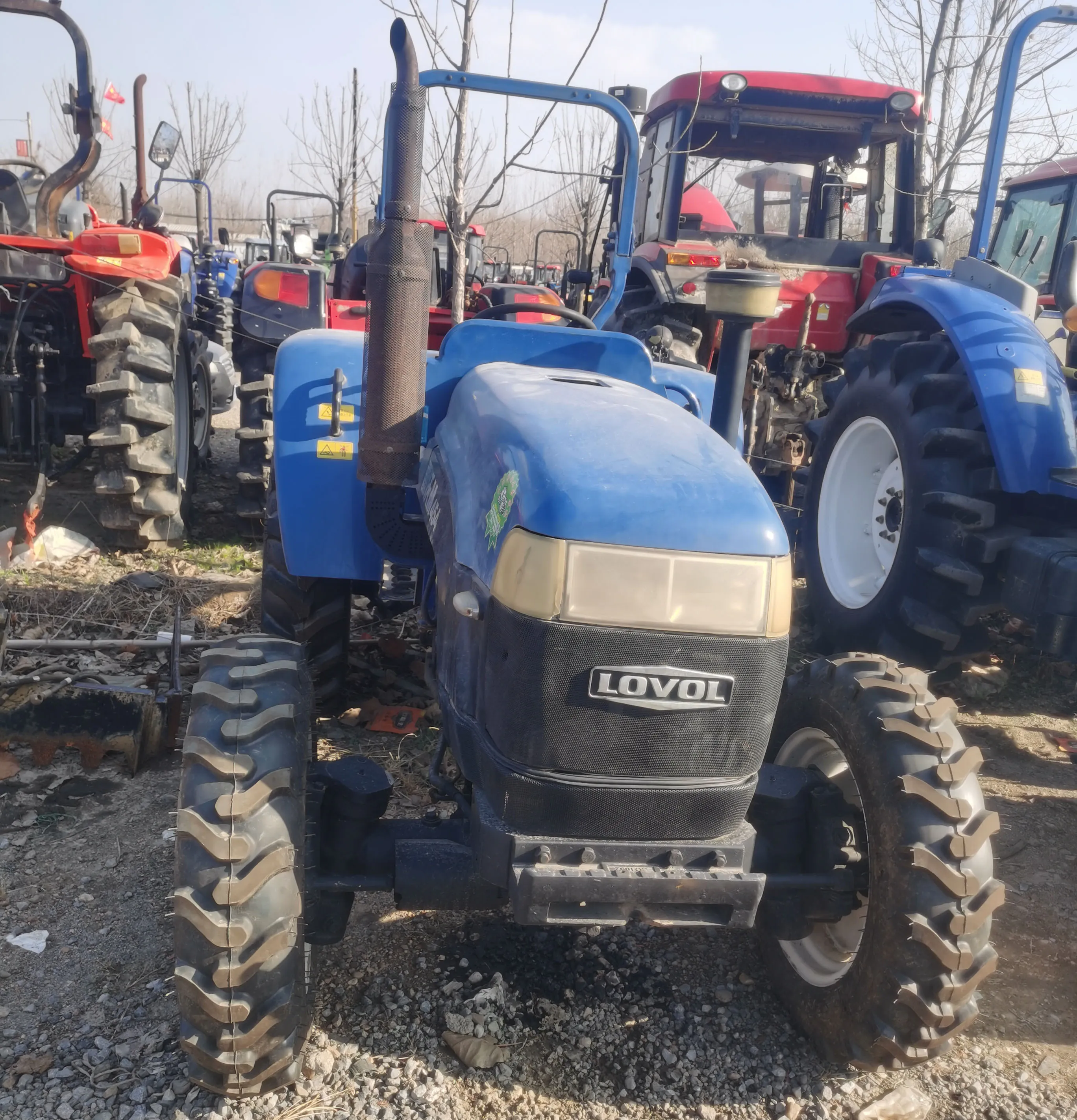 Б/у/новый трактор 4X4wd Levol 45hp с погрузчиком и сельскохозяйственным оборудованием, сельскохозяйственный трактор