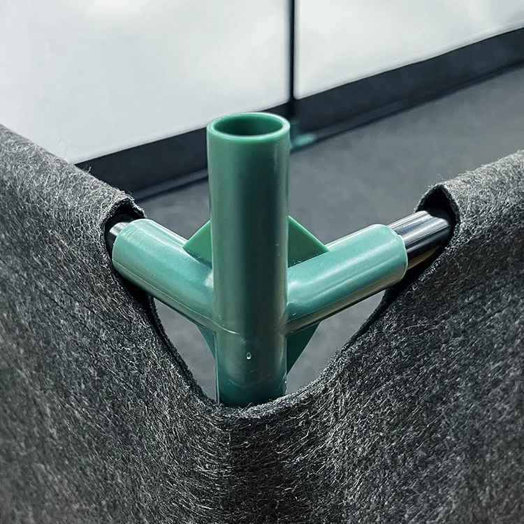 black square rectangle planting growing raised garden bed divided raised felt fabric growing bed for grow plants