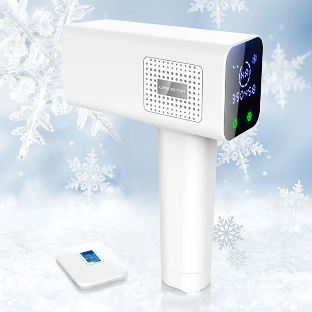 Flashes Portable Ice Cool Ipl Permanent Mini Machine Laser Ipl Hair Removal Ice Cooling Hair Removal Device Home Use