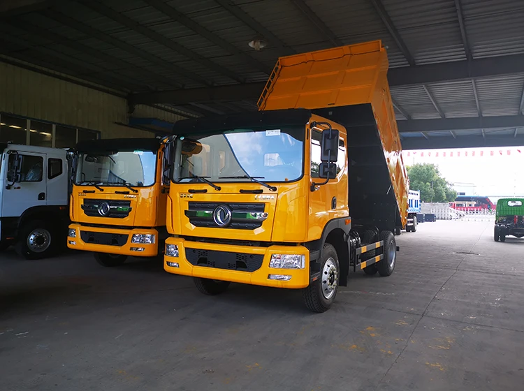  Tipper dongfeng euro2 dumper trucks 6 wheel 3.5-10ton heavy duty sale with ISUZU