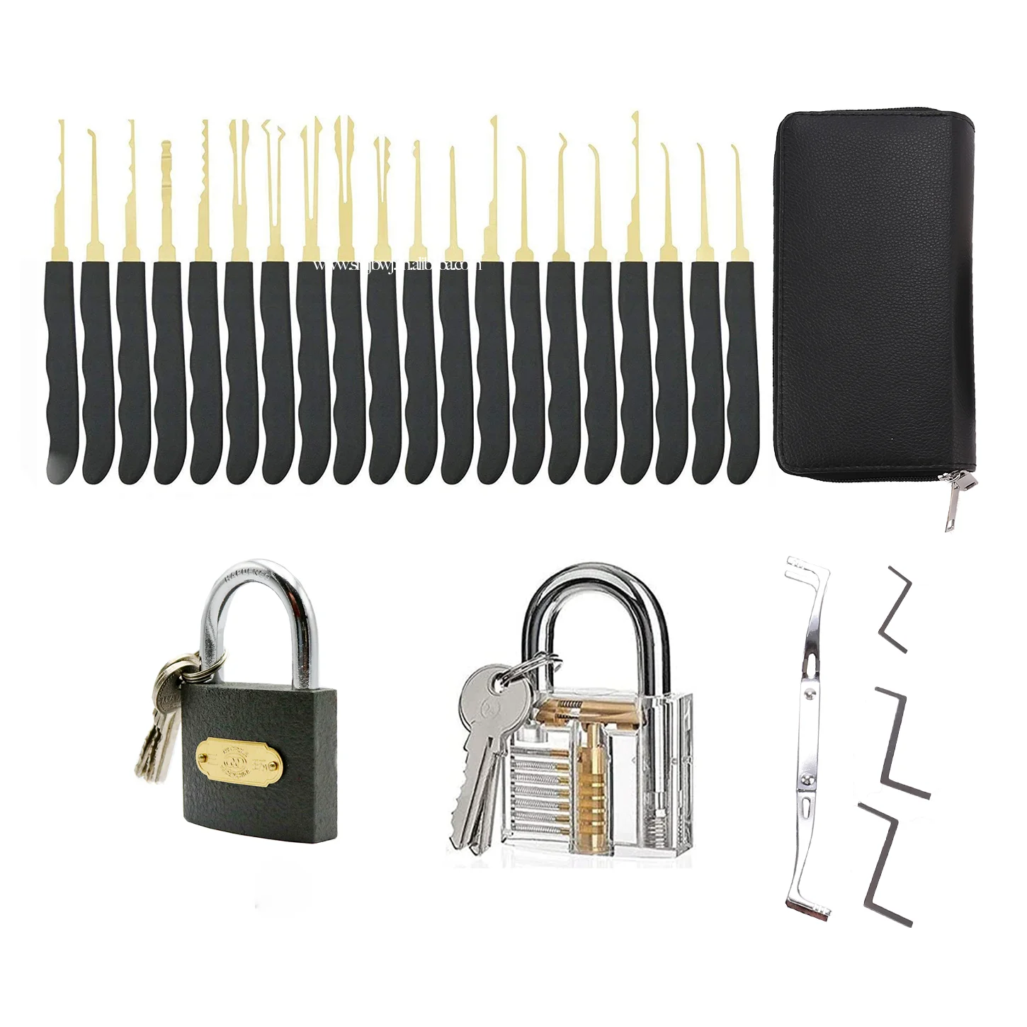 New 28Pcs stainless 304 locksmith quick to open doors tools lockpick set factory price