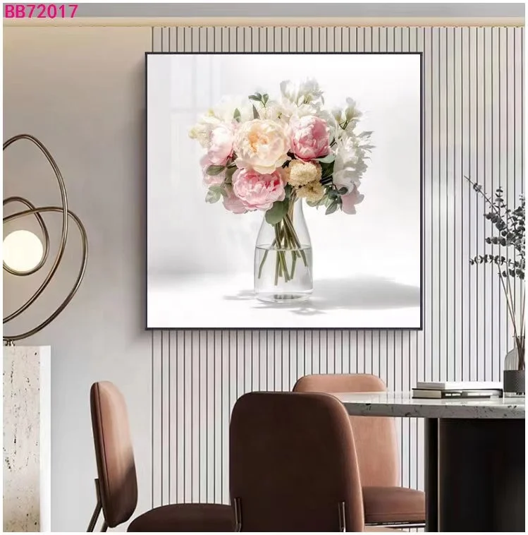 1pc flower women painting wall decor Handmade Oil Paintings Traditional Canvas Wall Art Stretched and Framed