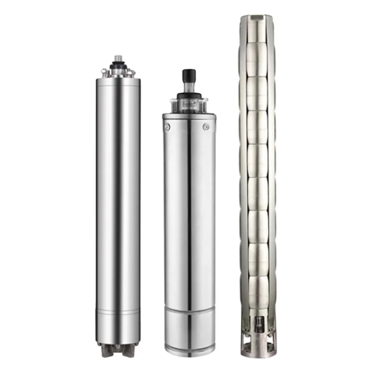 4TS30-5 4SP30-5 4SJ30-5 4-inch 30-m3/hr 5-stage Stainless Steel Deep Well Multistage Submersible Bore Pump Manufacturer OEM