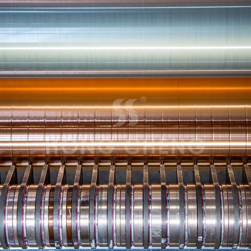 Copper color single side Aluminum foil Alu/PET  for duct