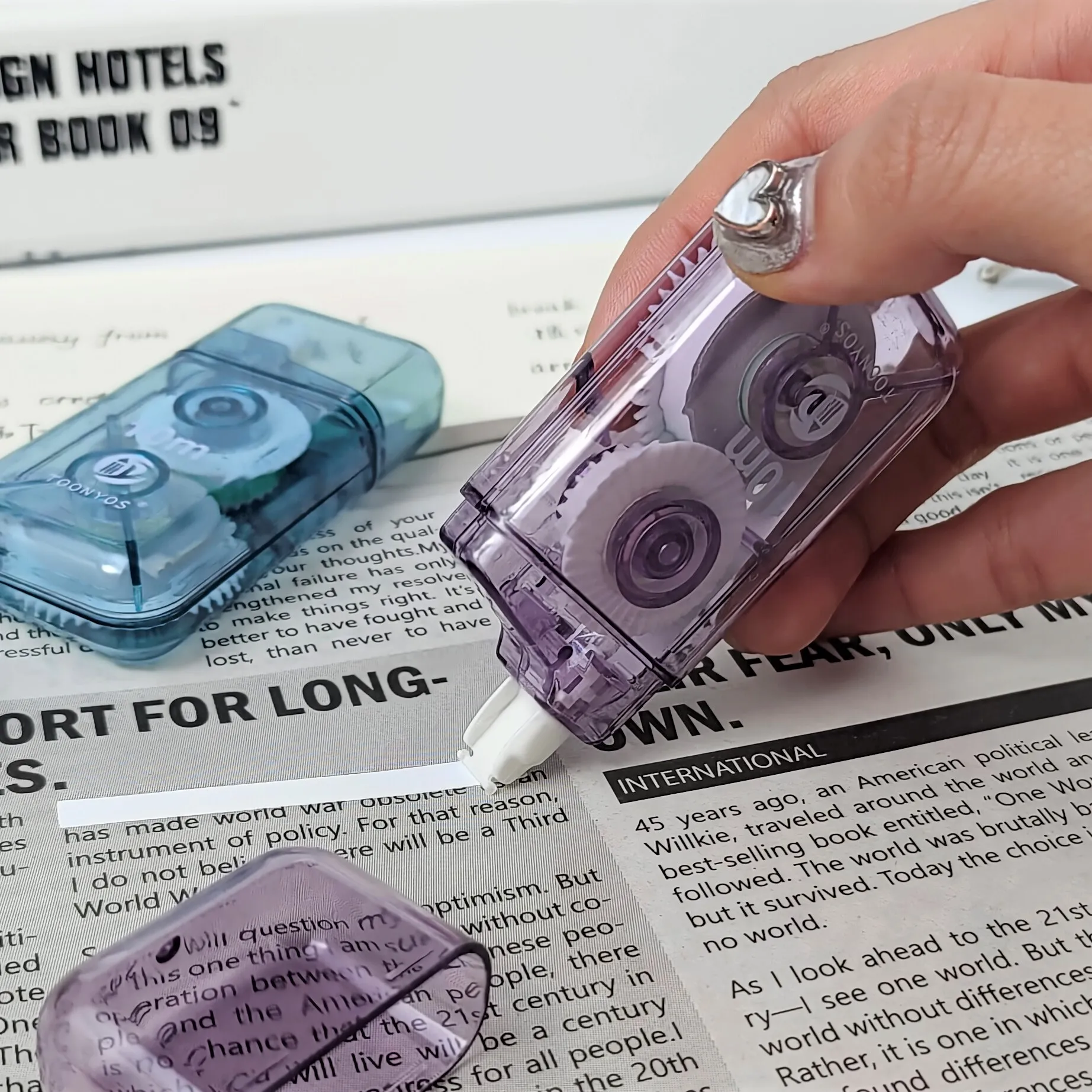 School Suppliers Office Wholesales Customized Smooth Correction Tape for Kids