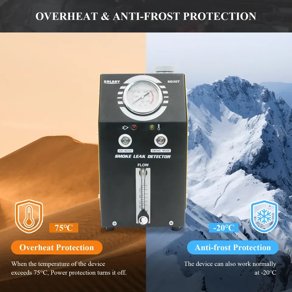 universal diagnostic tool for all cars car diagnostic tool 12 and 24 volts car smoke leak detector tester sets with air pump