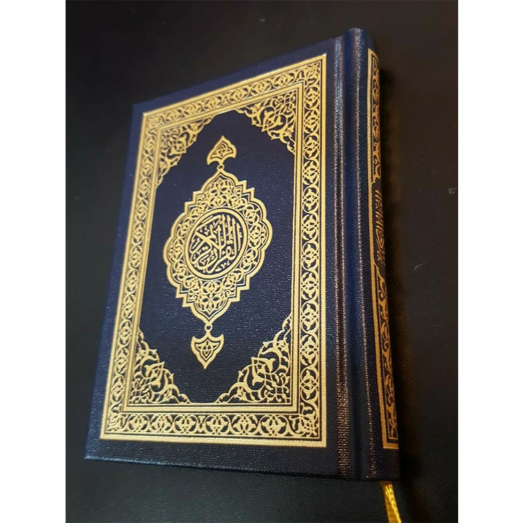 
custom printing colored cover mini small pocket stand al holy rainbow pink white livre islam quran translation luxury gift books 