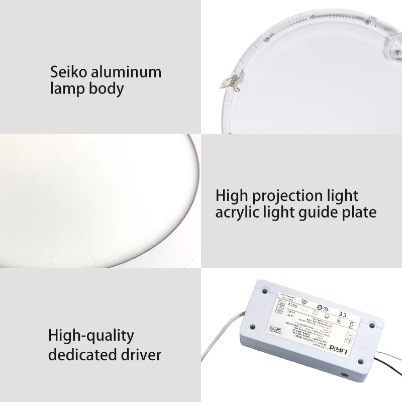 Factory Wholesale Ultra Thin Round Panel Light High Brightness Energy Saving Panel Light