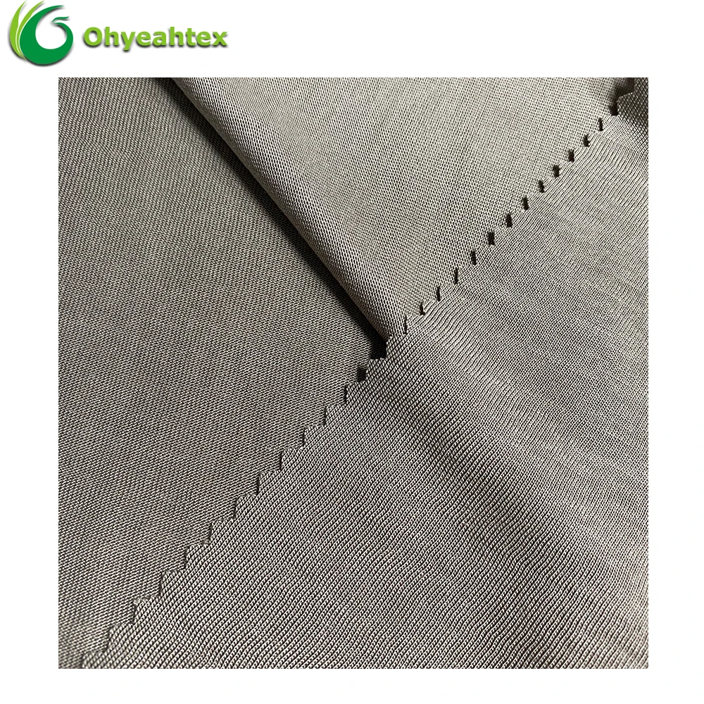 Lightweight Plain Dyed Knitted 100% Viscose Rayon Fabric For