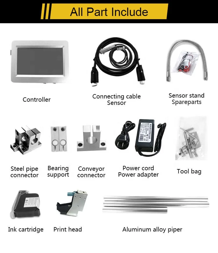 Online Inkjet Printer For Factory Processing, Assembly Line Work Tij