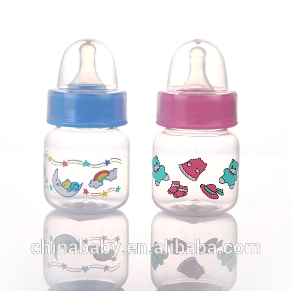 Wholesale High Quality Eco-friendly Silicone Baby Feeding Bottle Custom Print Pattern Sublimation Baby Bottle
