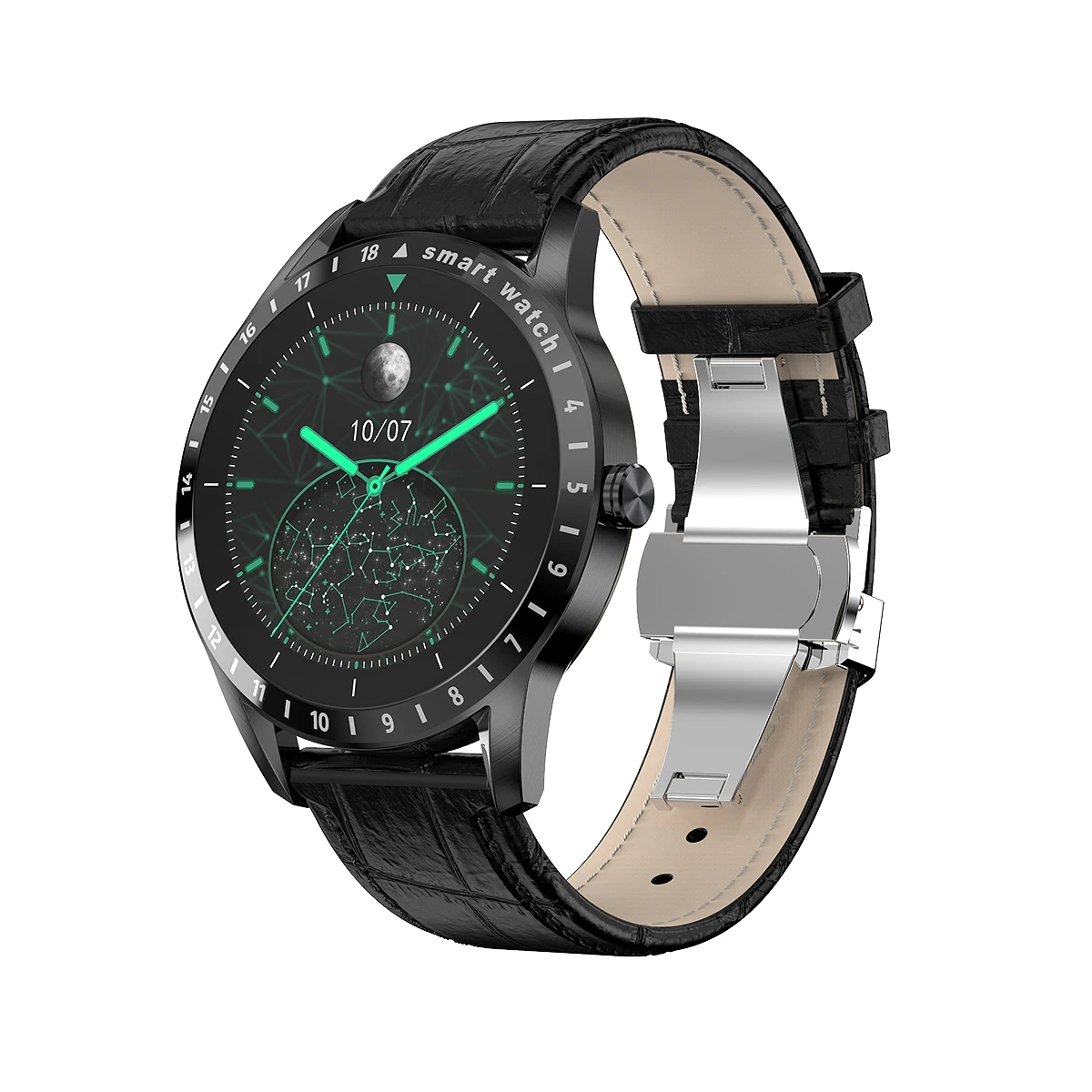 Hot Selling LA10 Custom Logo Men Women Smartwatch Sport Android Ios Round Screen IP68 Waterproof Rohs Smart Watch