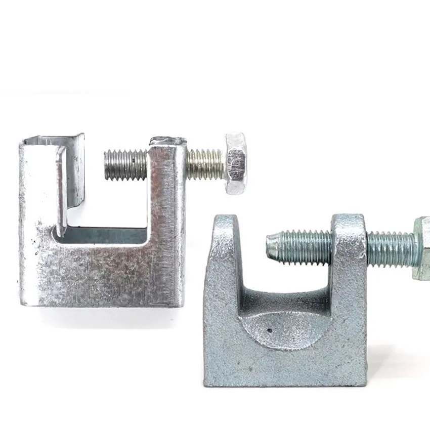 Galvanized Farmwork Meallable Iron Steel Threaded Rod Beam Clamp