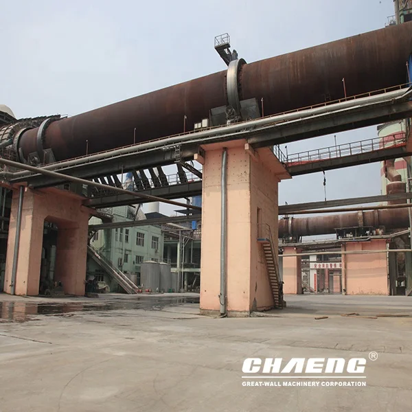 Cement clinker rotary kiln production capacity and process for cement plant