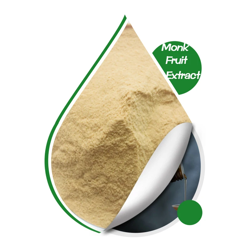 Manufacturer Supply Monk Fruit Extract Free Sample Sweetener Natural Monk Fruit  Extract Powder For Nutrition