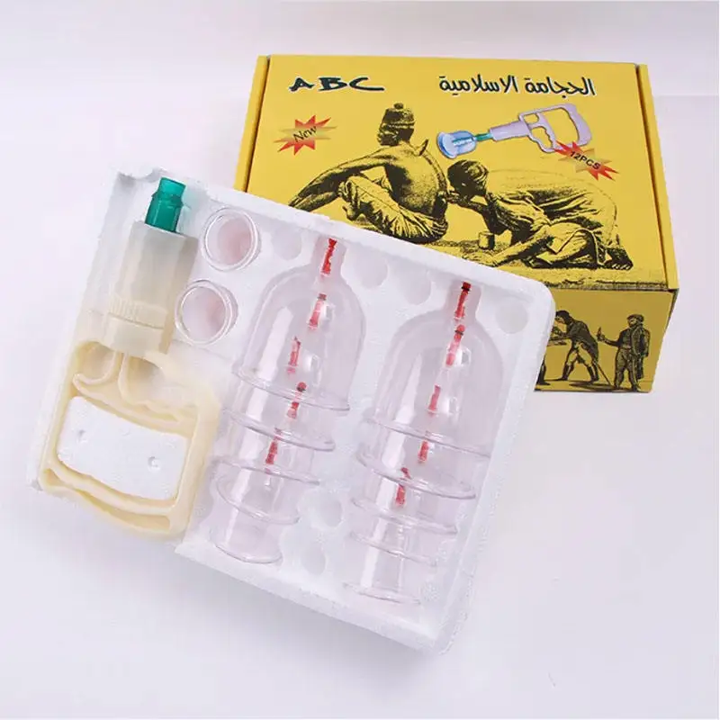 hot sale chinese vacuum cupping device plastic traditional chinese cupping sets massage