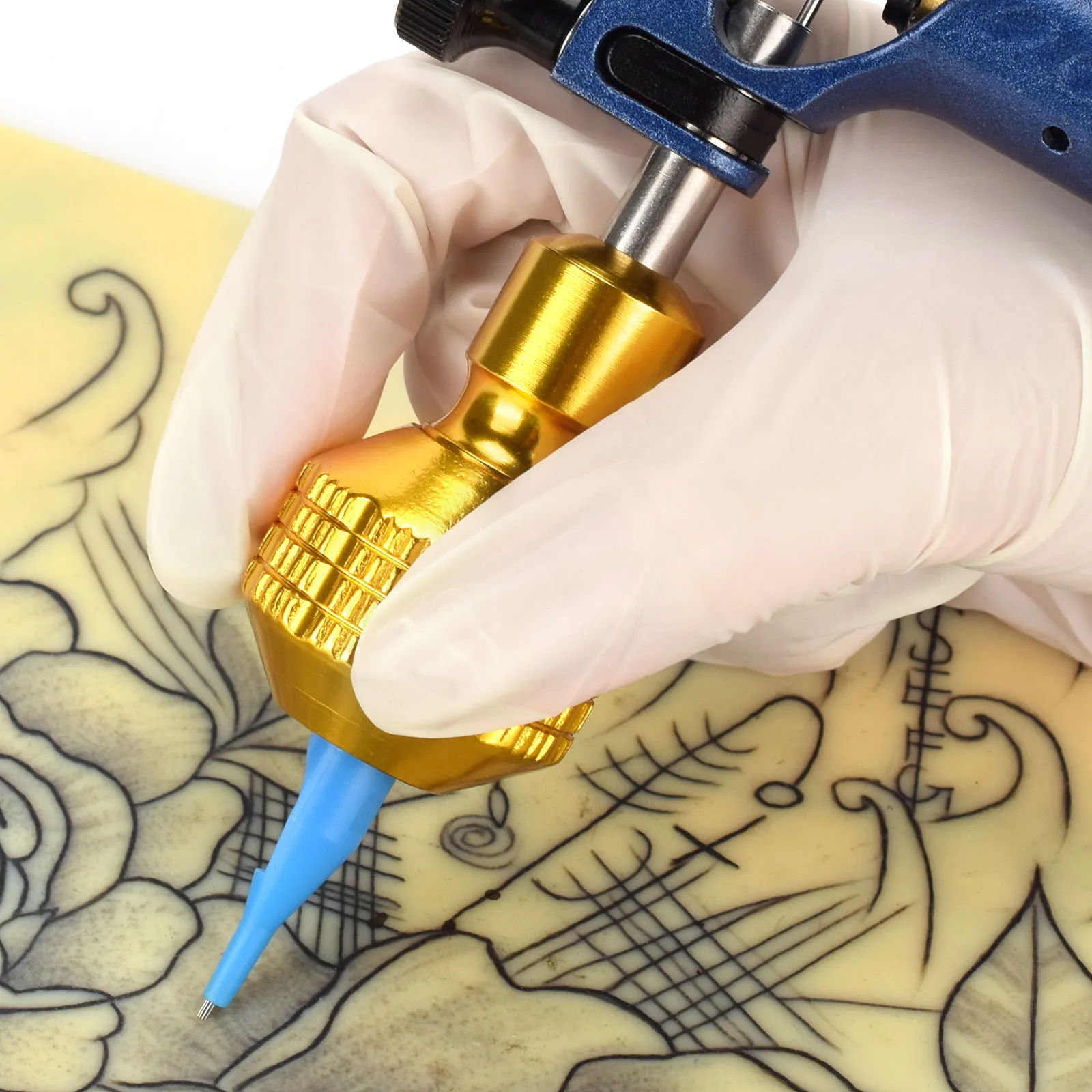 34mm Self Locked Tattoo Machine Part Professional Tattoo Grip Self-lock Grip Supply Tattoo Gun Handle Accessories