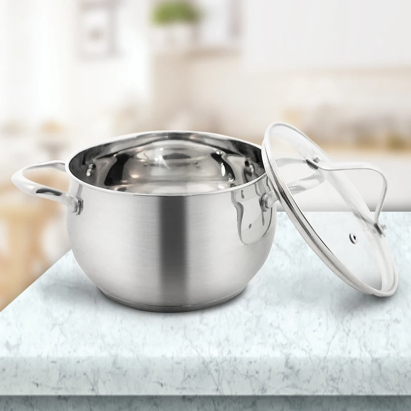 Cuisine accessories hotpots kitchenware yawen  kitchen ware products stainless steel cooking pot set out door camping cookware