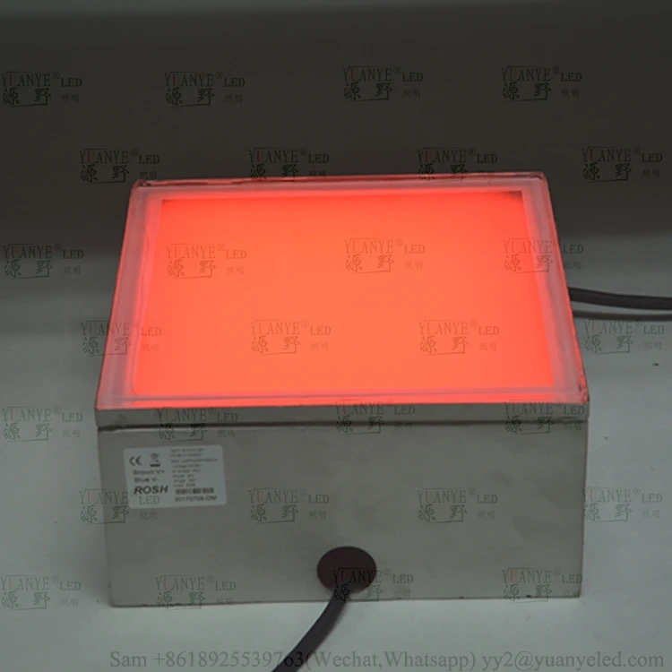 Наружное водонепроницаемое ландшафтное освещение, 24 В постоянного тока, встраиваемые светодиодные кирпичные лампы, легкий кирпич