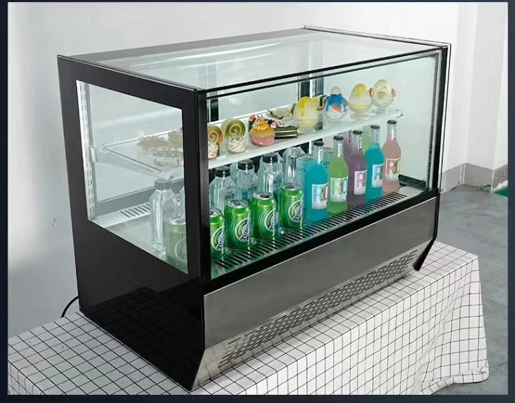 Cake display cabinet refrigerated display cases for bakery cake refrigerator showcase