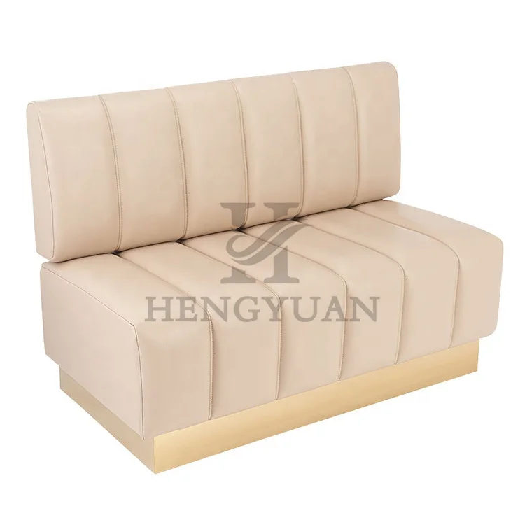 
Luxury comfortable restaurant furniture upholstered booth banquet seating for restaurant 