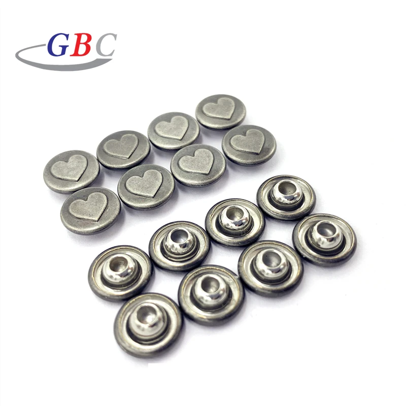 Factory wholesale Custom Metal  garment nipple up rivet for shoes caps cloth garment  bags leather spike rivets and studs