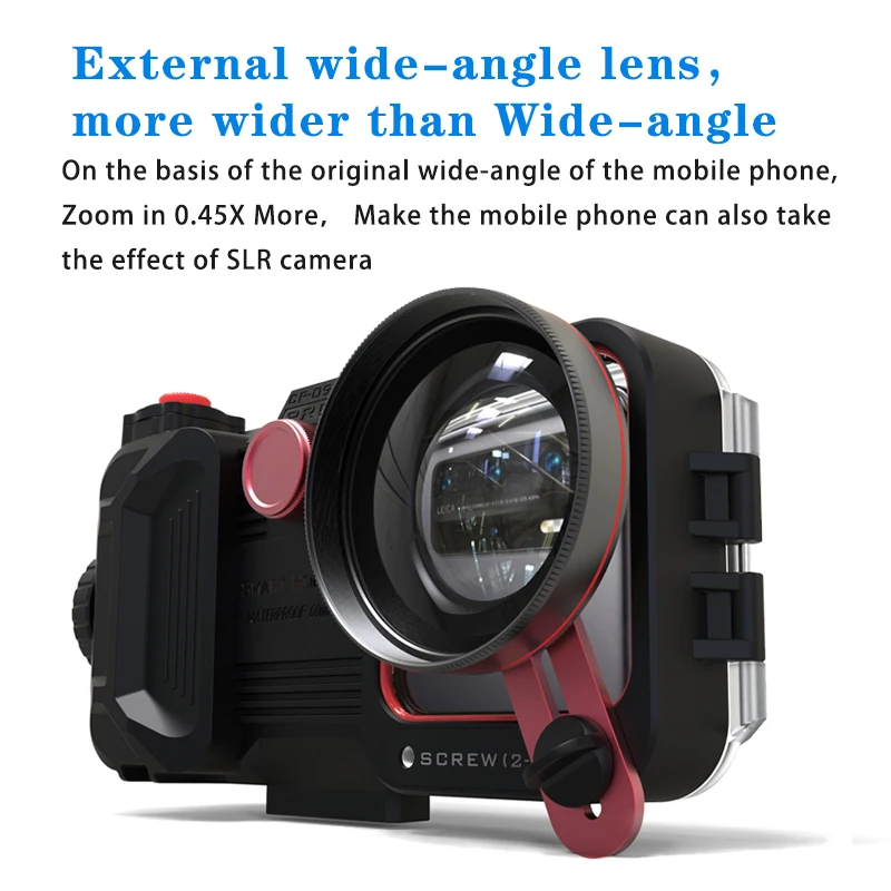 2022 New Creative Professional IPX8 40M/130FT Super Waterproof Deep Diving Phone Housing Case For Android IOS Universal