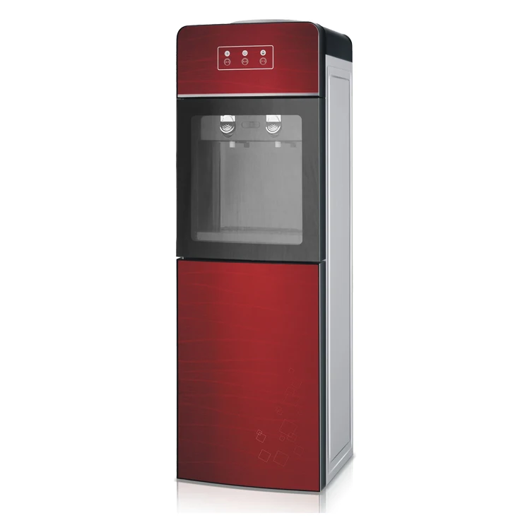 Compressor cooling glass water dispenser hot and cold standing water dispenser China HD-1675(CB)