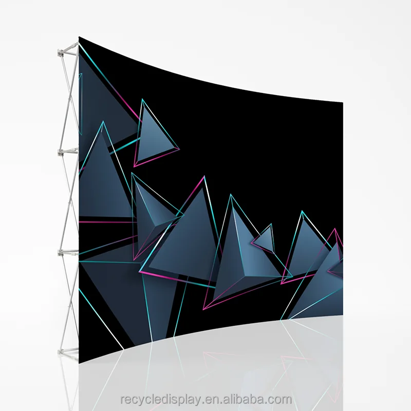 Aluminum Pop Up Stand Backdrop 10ft*10ft Backdrop Display Pop Up Display Stand Pop Up Straight Display Stand