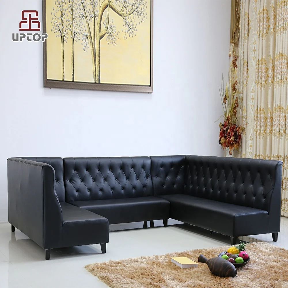 (SP-KS369) Modern Design Anti-Ultraviolet Leather Sectional Home Sofa L Shape Recliner Sofa