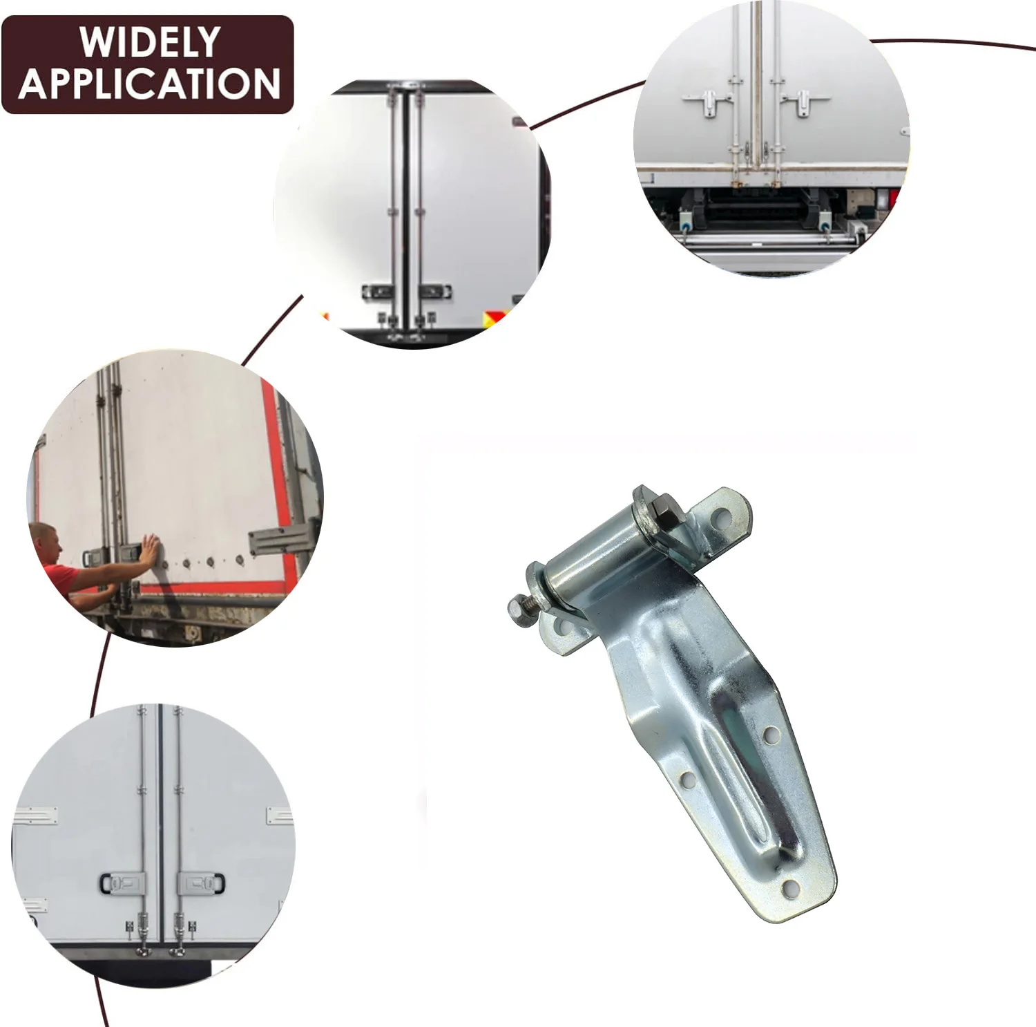 hinged back door transit enclosed horse trailer van container rear door hinge