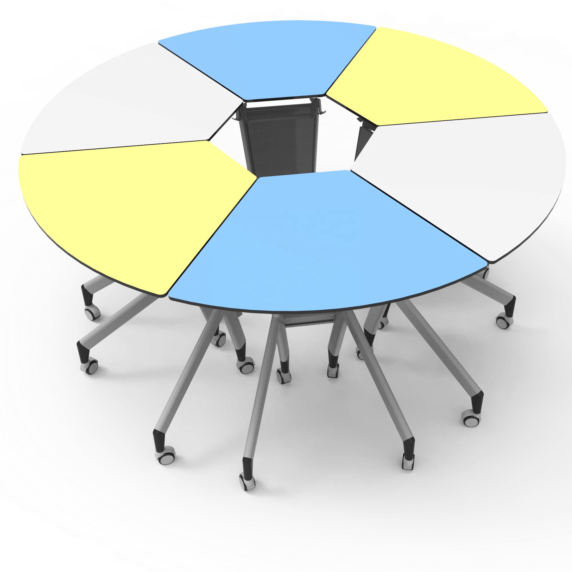 Modern school collaborative tables set for sale manufacturer