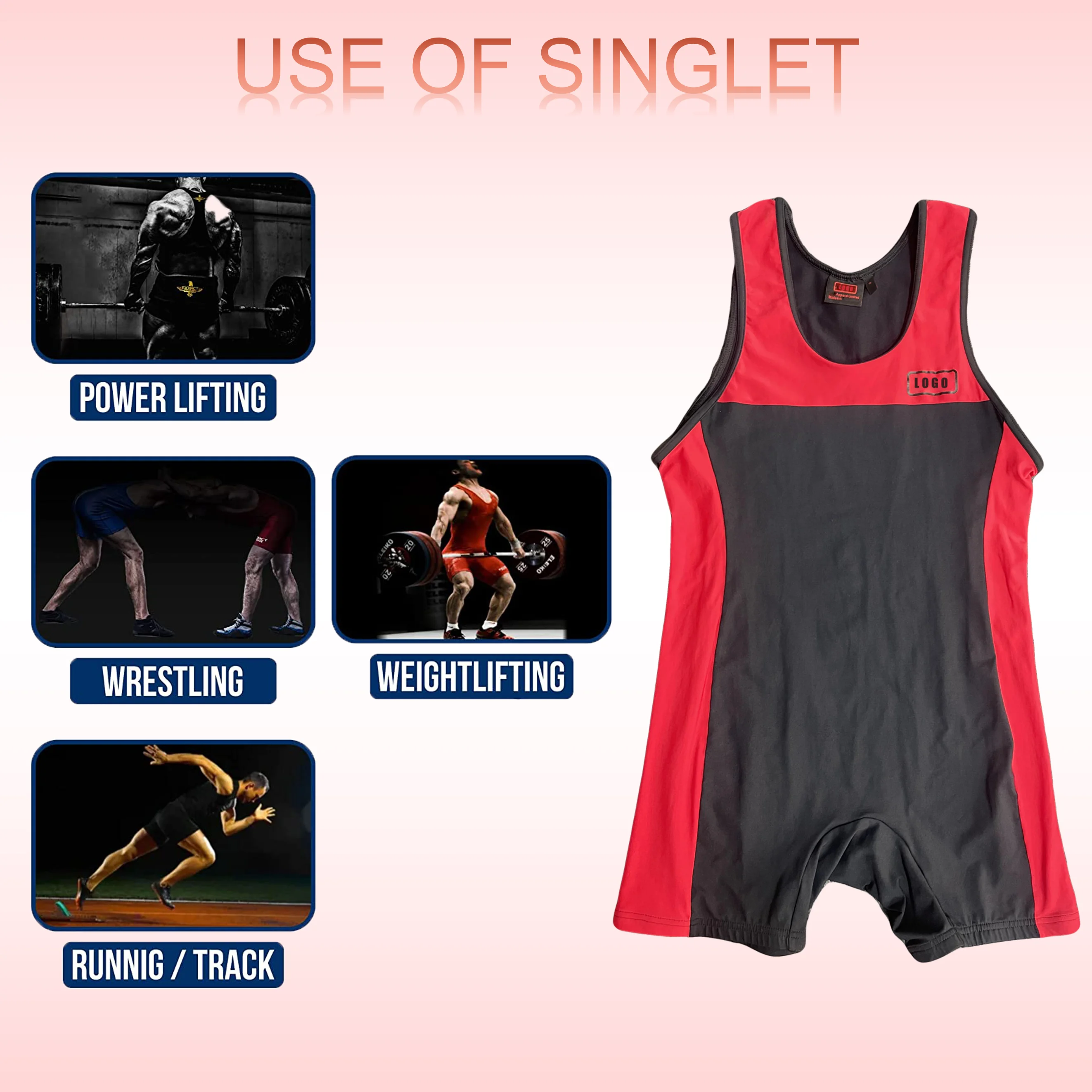 Custom Powerlifting Gym Fitness Singlets For Men And Women Weightlifting Singlet