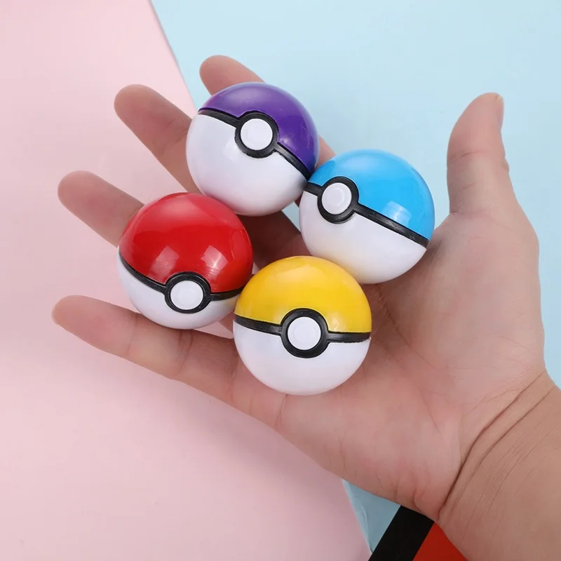 Zealed Factory High Quality  Pokeball 3.4 5 7cm for Pokeball Cartoon Pikachu Capsule Toy Poke mon Pokemoned Ball Blind Box Toy