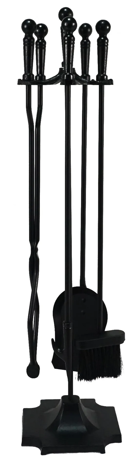 Voda Fireplace Tools Accessories 5-PCS Metal Indoor Outdoor Tool Set For Fireplace